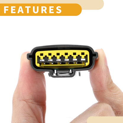 6 Pin Auto Wiring Harness Connector Plug for Nissan