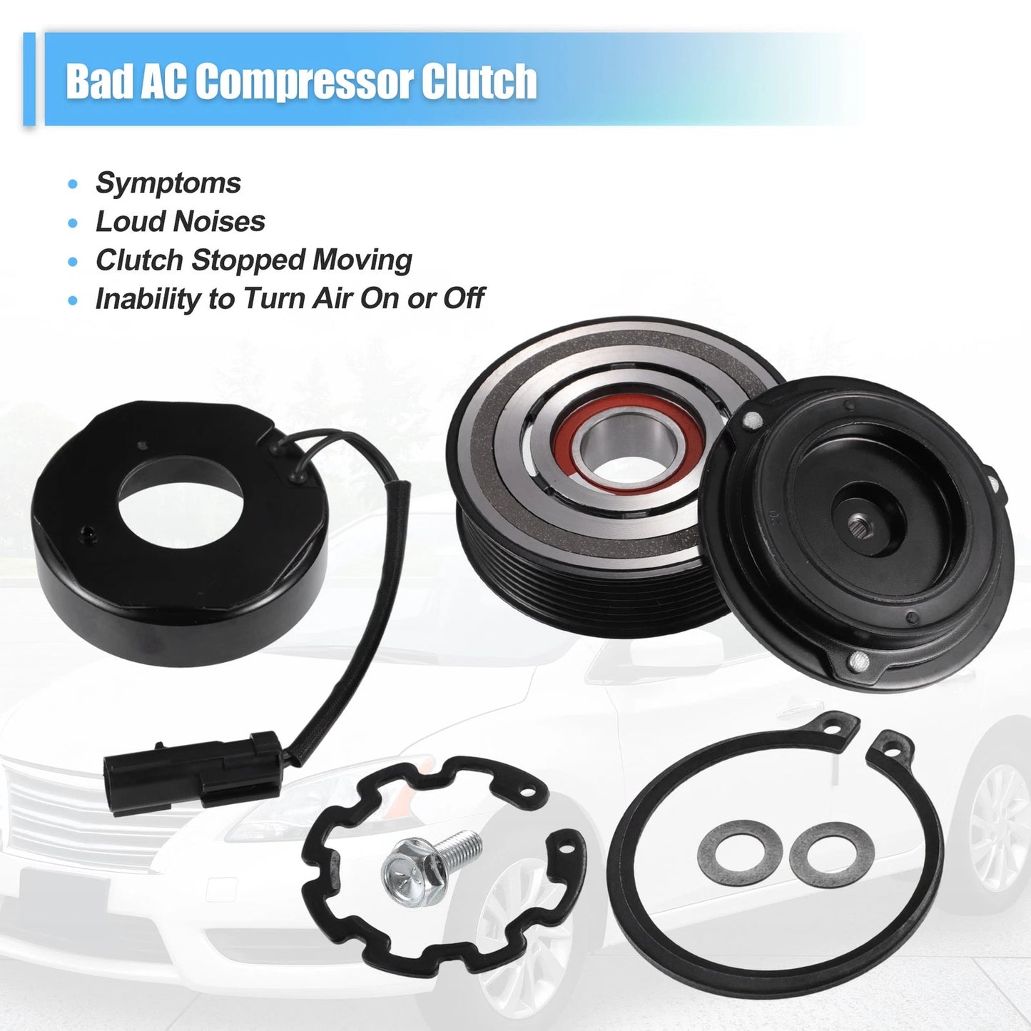 1 Set AC Compressor Clutch Kit for Dodge Durango (2004-2008)