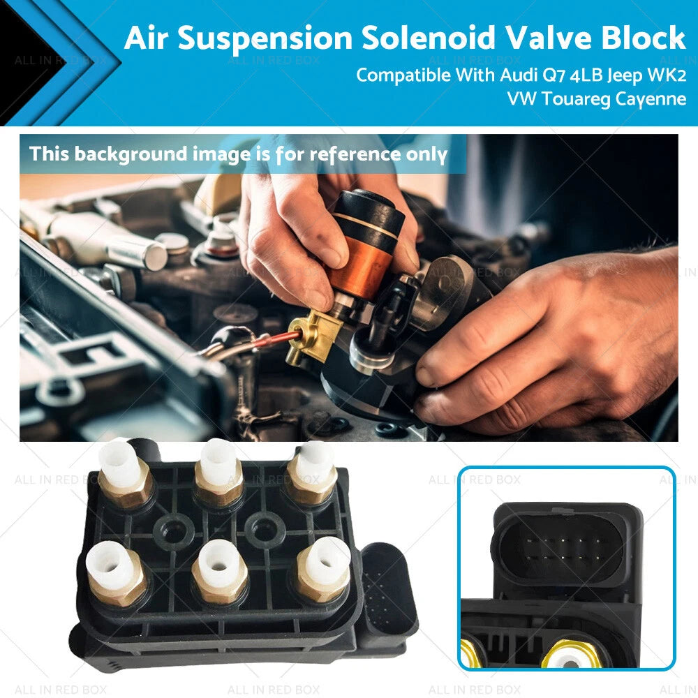 Air Suspension Solenoid Valve Block for Audi Q7, Jeep WK2, VW Touareg (2007-2021)