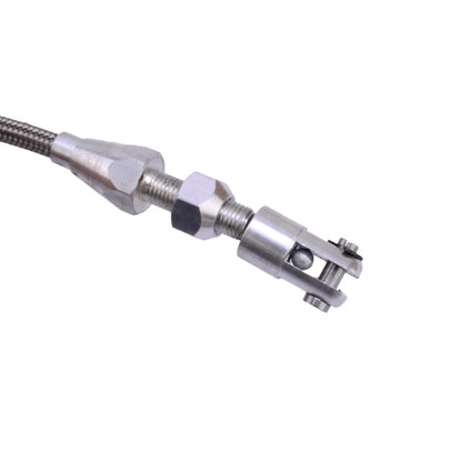 36" Adjustable Throttle Accelerator Cable for Car Stainless Steel Braided