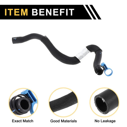 Radiator Hose for Land Rover LR2 (2008-2012) Rubber Black 1 x Pc