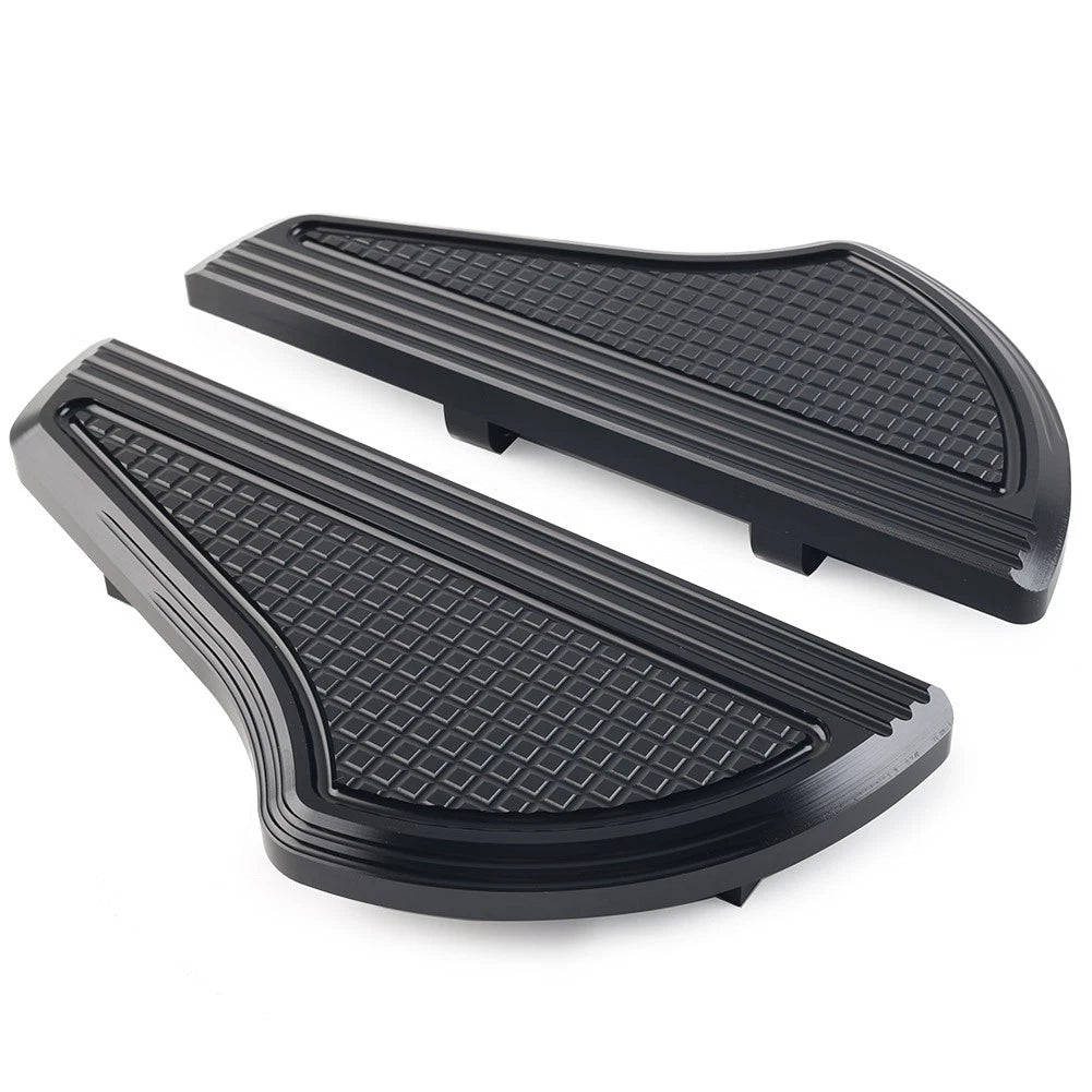 2 x Rear Passenger Floorboard Footboards for Harley Electra Glide & Road King