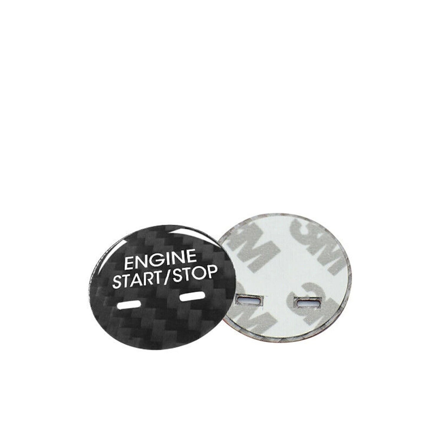 1x Carbon Fiber Engine Start Stop Button Cover for Cadillac XTS CT6 XT5 (2013-2020)