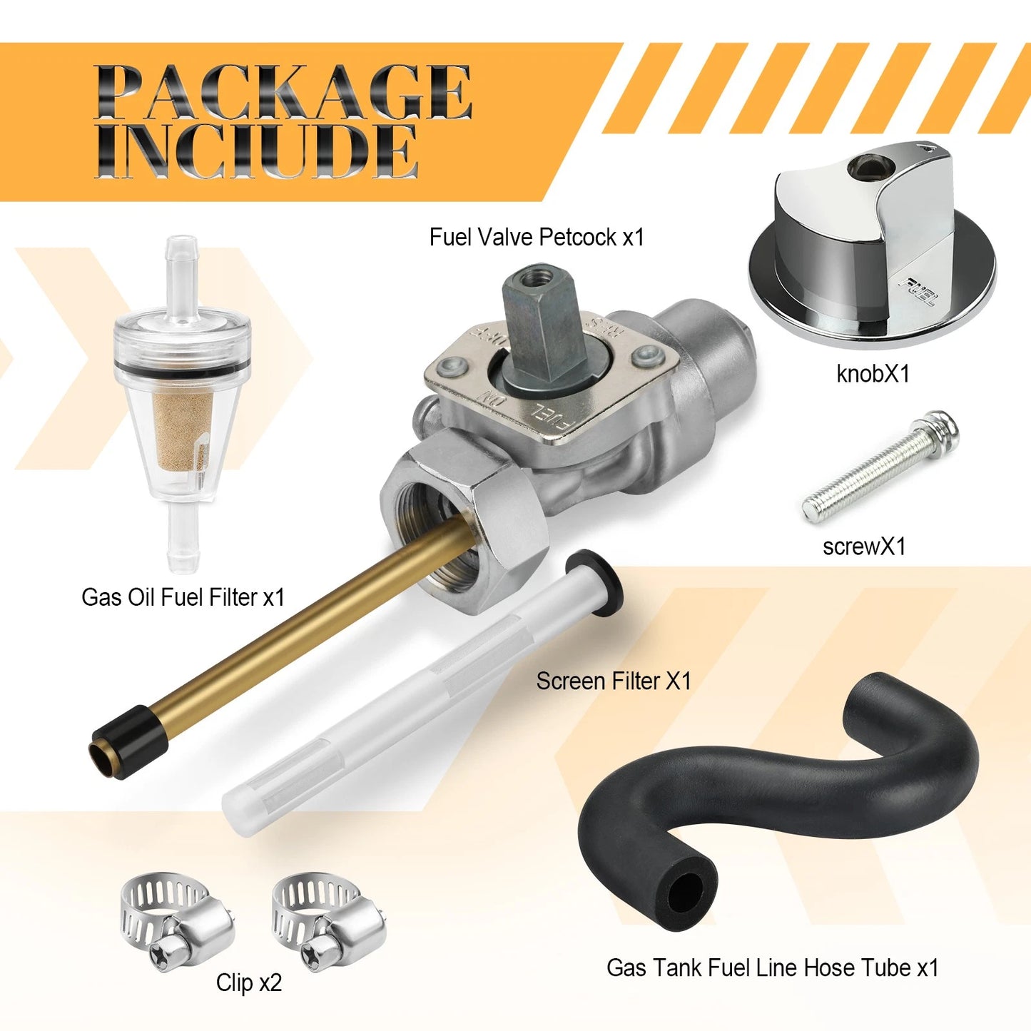 Gas Valve Petcock Hose Tube for Sportrax TRX300EX/TRX250X