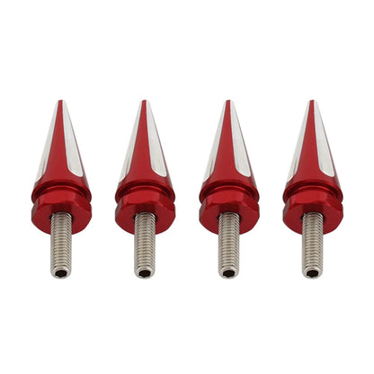 4 x Windscreen Screw Bolts Red Spike for Harley Touring Road Glide (1998-2025)