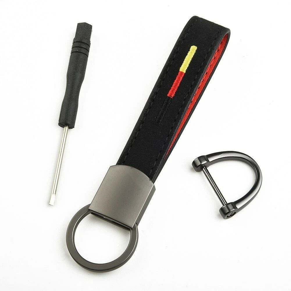 Keychain PU Leather Rope Strap Keyring for Luxury