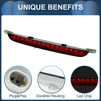 LED Third Brake Light for BMW X5 E70 2008-2013 Black Housing
