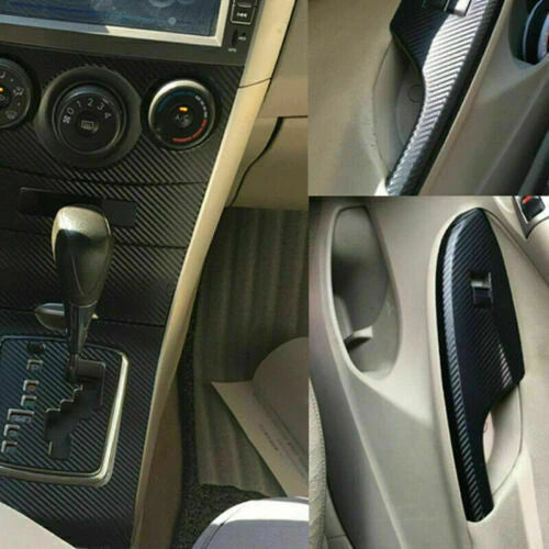Carbon Fiber Interior Trim / Stickers Decals Cover for Toyota Corolla (2007–2013)