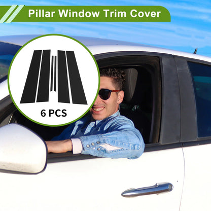 6 x Pillar Window Trim for Chevy Equinox (2010 - 2017)