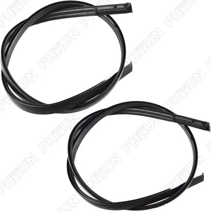 Black Auto Roof Trim Molding  Left+Right for 2009-2013 Toyota Corolla