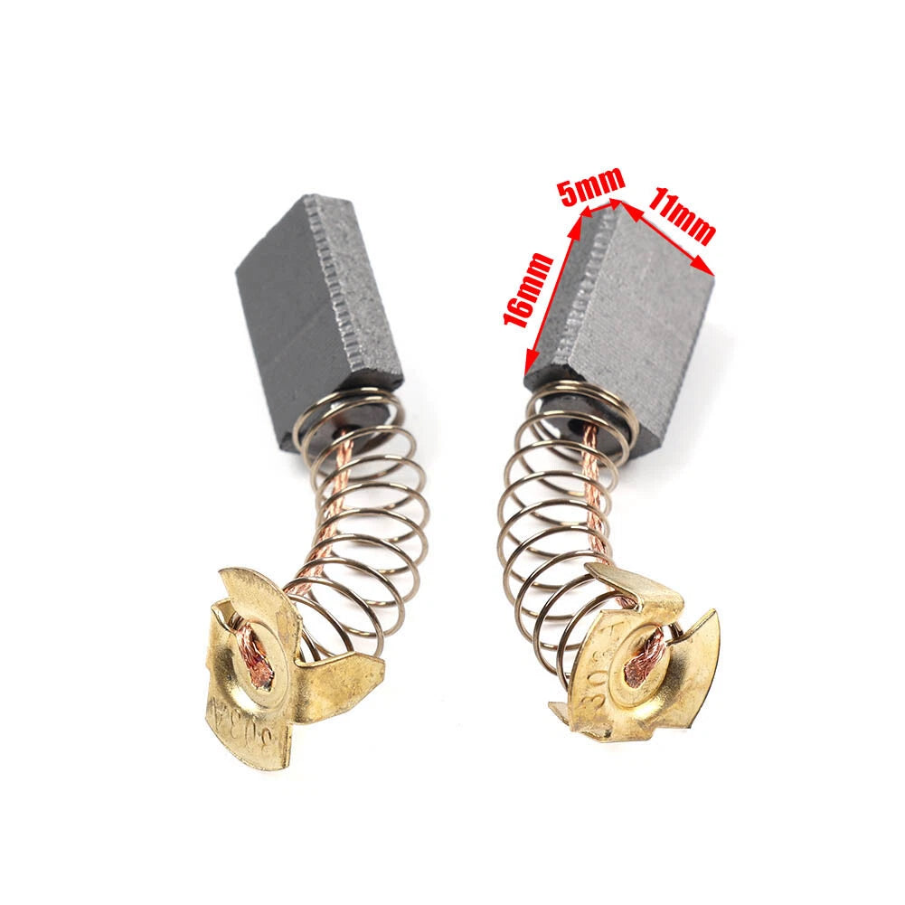 2 x 5x11x16mm Carbon Brushes for Makita CB303 Power Tool Replacement