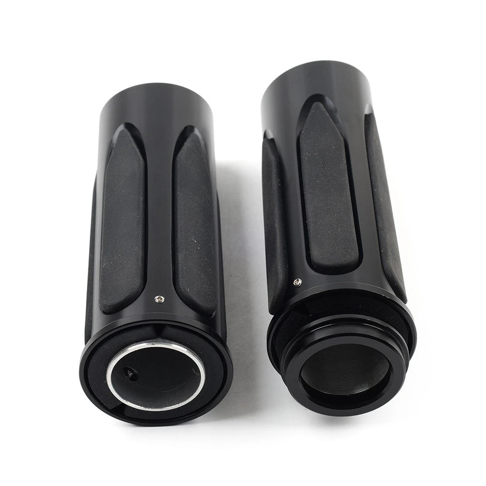 1" Hand Grips Electronic Throttle for Harley Softail Road Street Electra Glide
