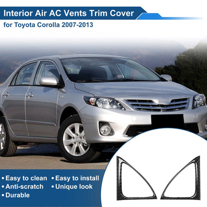 AC Outlet Vent Trim Cover Frame 1 pair for Toyota Corolla (2007–2013)