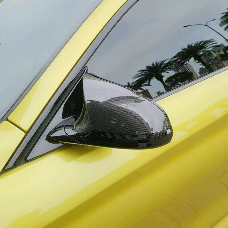 Real Carbon Fiber Replace Side Mirror Cover Caps For BMW M2 M3 M4 F80 F83 15-18