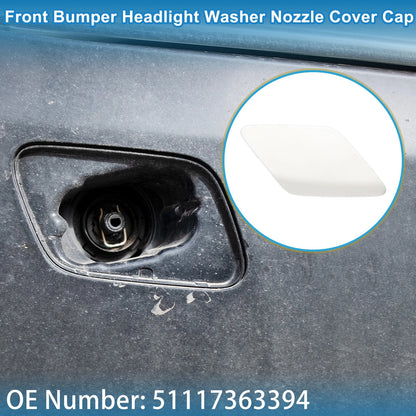Front Right Washer Nozzle Cover Cap for BMW 428i Unpainted (2014-2016)