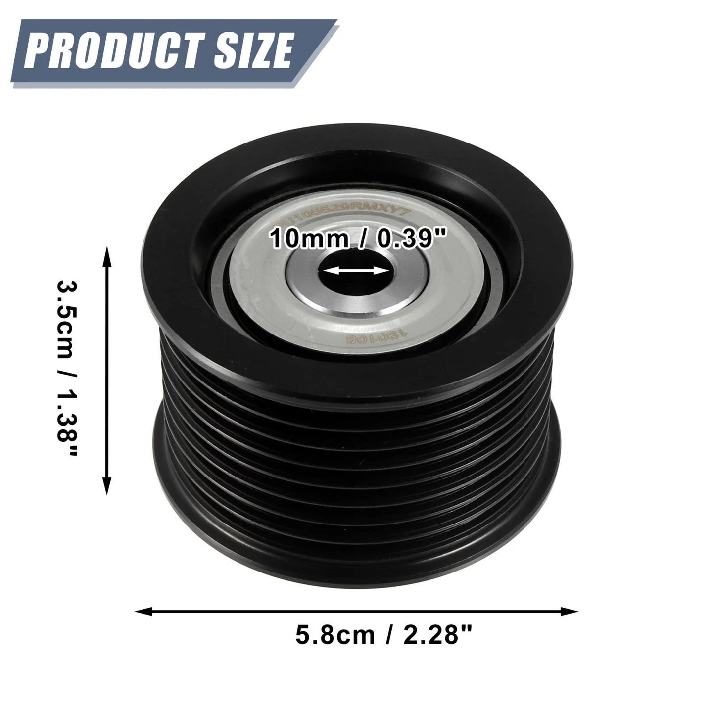 Drive Belt Idler Pulley Crankshaft Pulley for Toyota Tundra