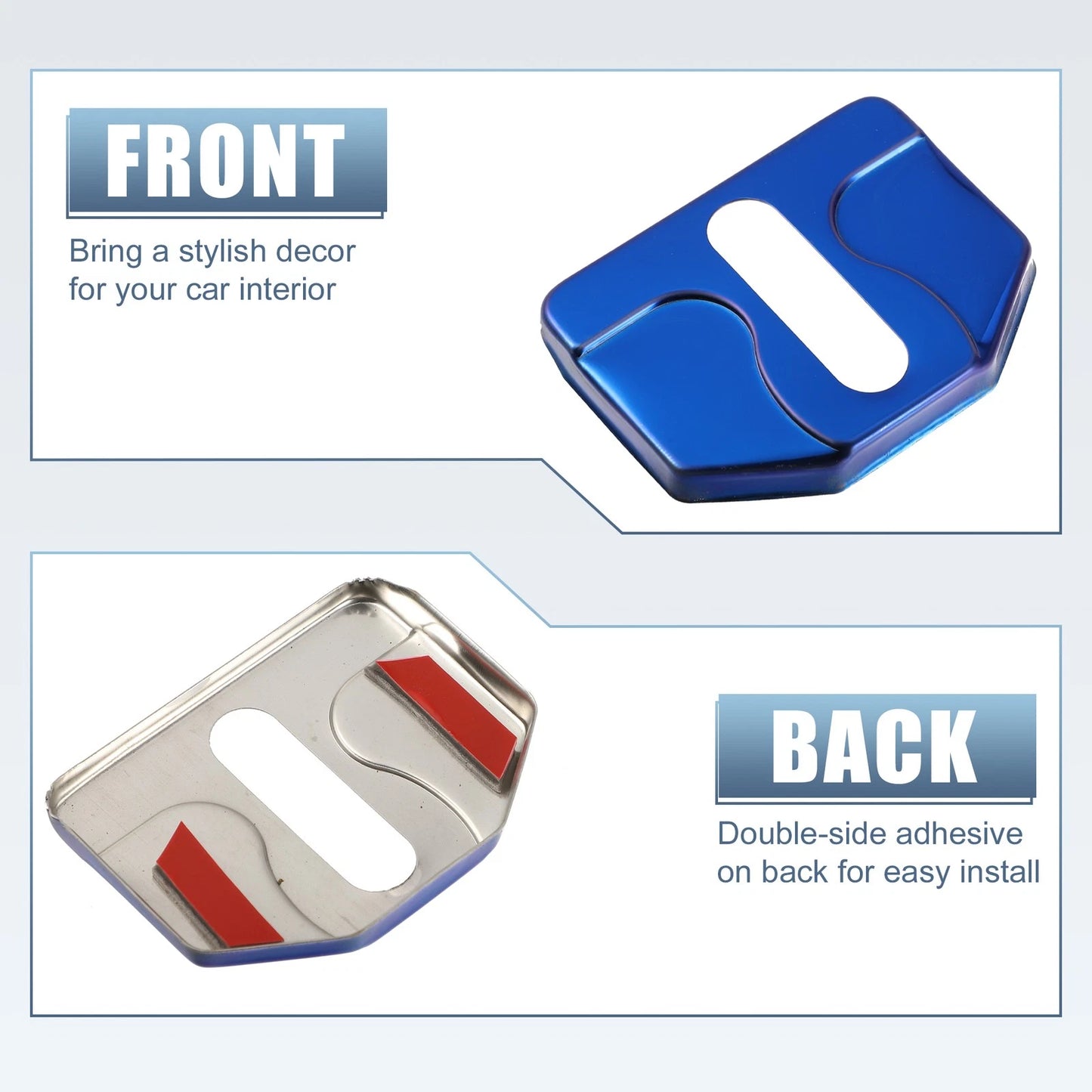 4 x Car Door Lock Latch Covers for Volvo S90 (2017-2023)