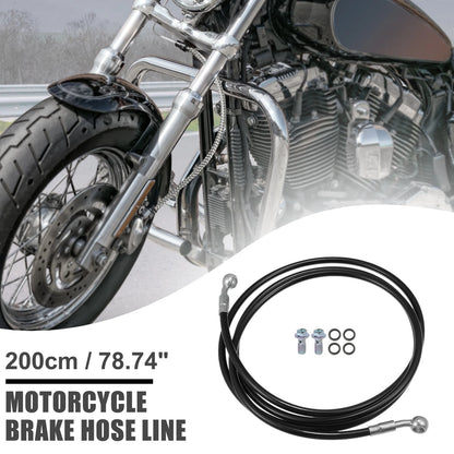 Brake Hose 200cm 1 Set for Motorcycle