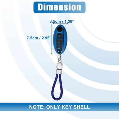 TPU 3 Button Car Key Fob Case Cover for Nissan