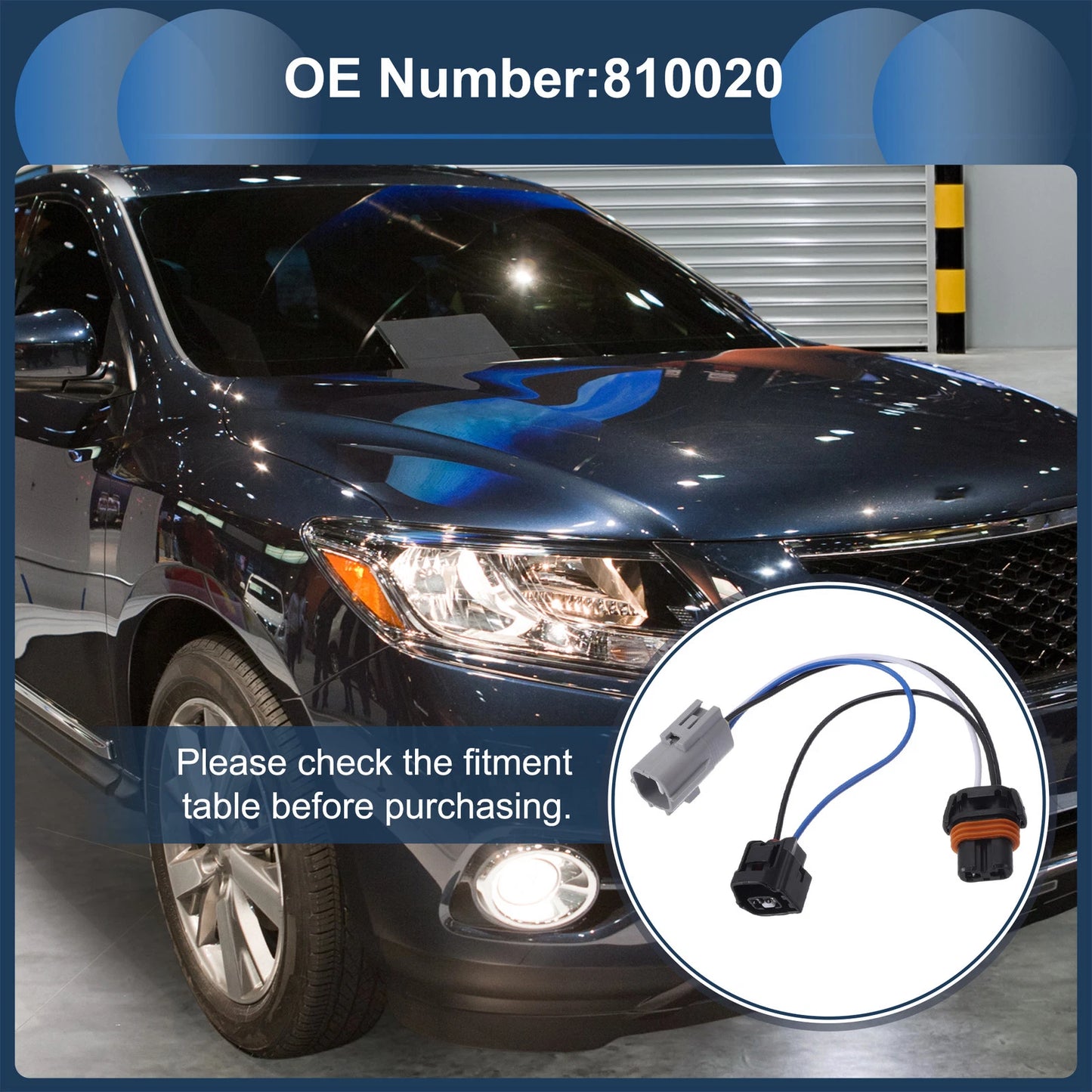 Headlight Wiring Harness Assembly for Toyota 4Runner (2021-2023)