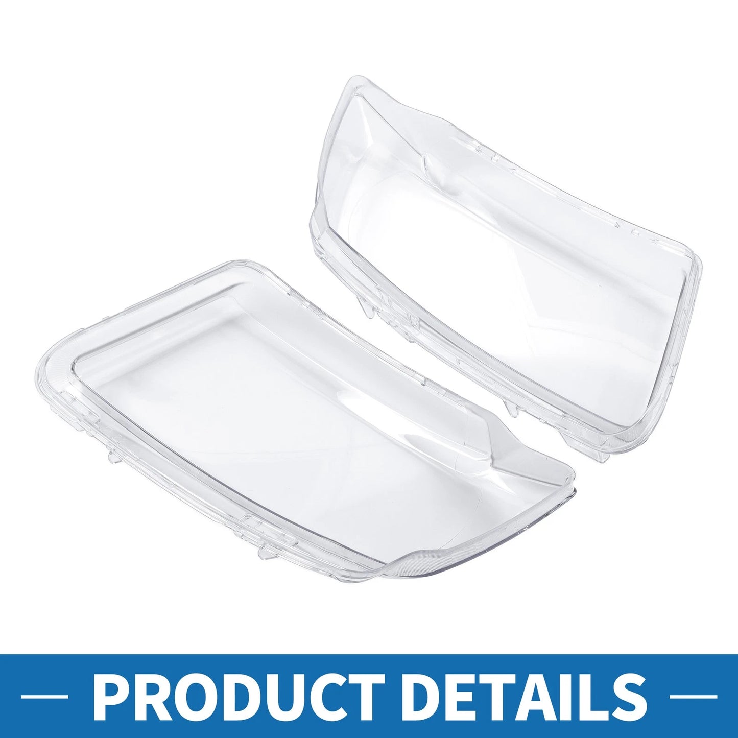 Car Front Left Right Headlight Lens Covers for Jeep Grand Cherokee (2001-2003)