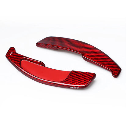 2 x Carbon Fiber Red Shift Paddle Extensions for AMG (2010-2012)