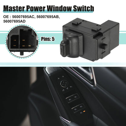 Front Passenger Side Master Power Window Switch for Dodge Dakota (2000-2004)