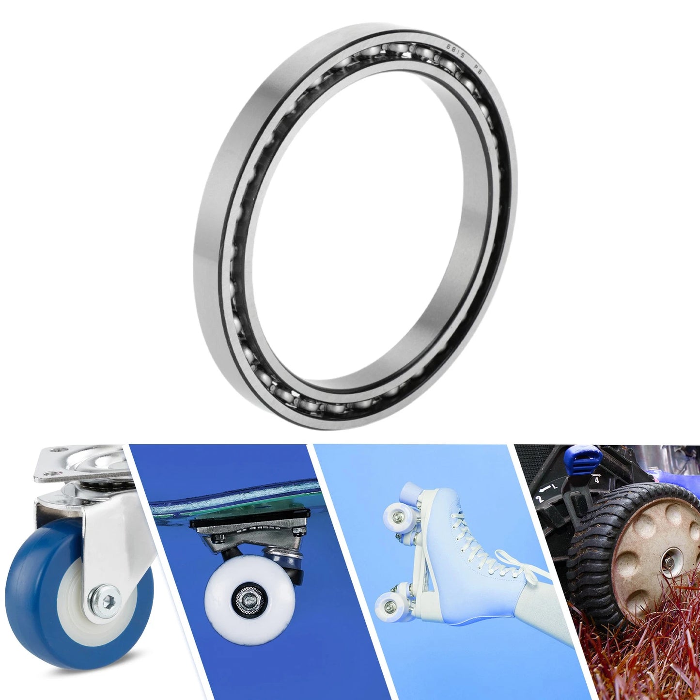 Deep Groove Ball Bearings 75x95x10mm 1 Pc Scooter Skateboard Wheel