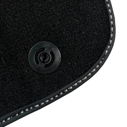 Car Mats for Ferrari 812 GTS with Red Alcantara Leather (2020-2023)