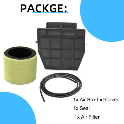 Air Box Lid Cover & Air Filter for Kawasaki Bayou 220/250 (1988-2011)