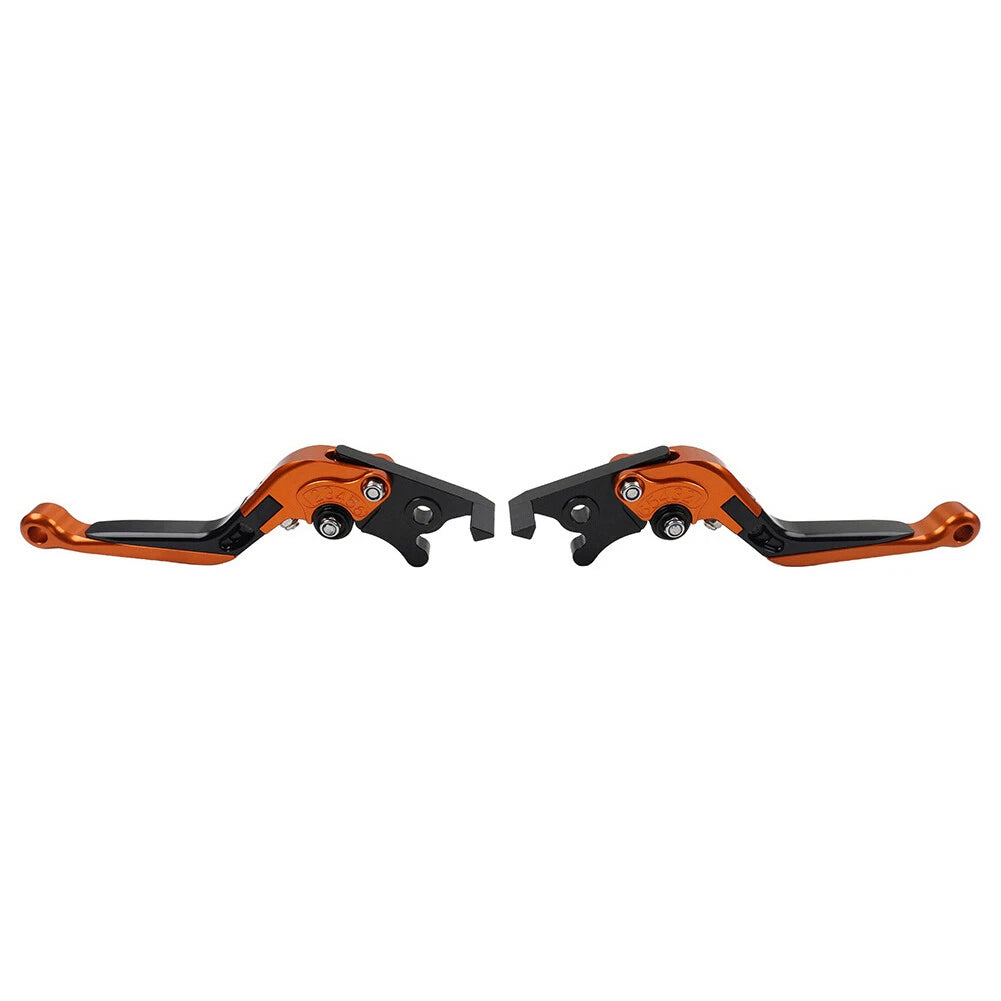 CNC Orange Extendable Brake Clutch Levers for Yamaha FJR 1300, XJR1300 (2004-2020)