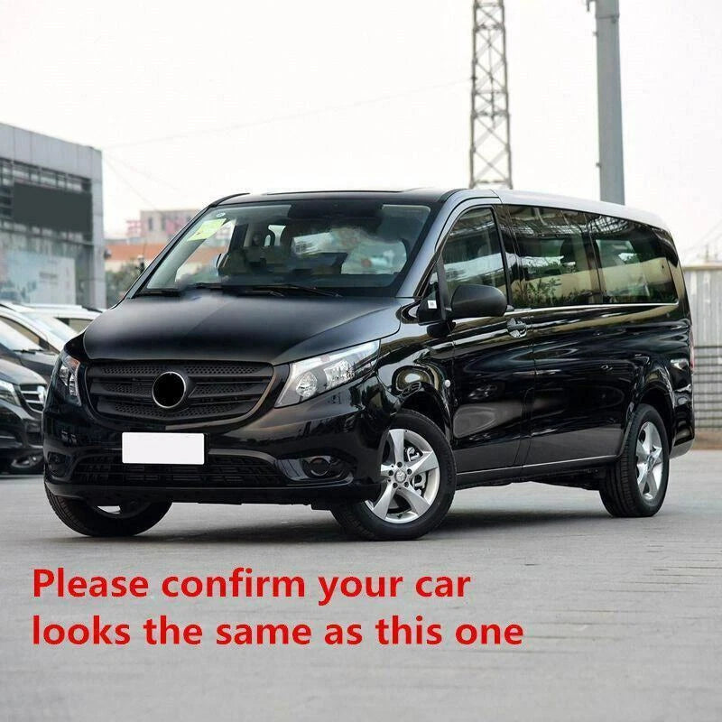 Matte Rear Air Vent Outlet A/C Cover Trim for Mercedes-Benz Vito Metris (2016-2020)