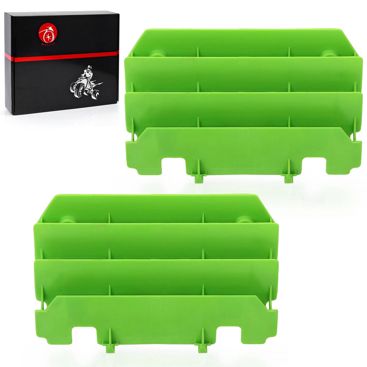 Radiator Guards Green for Kawasaki KX125/KX250 1994-2005