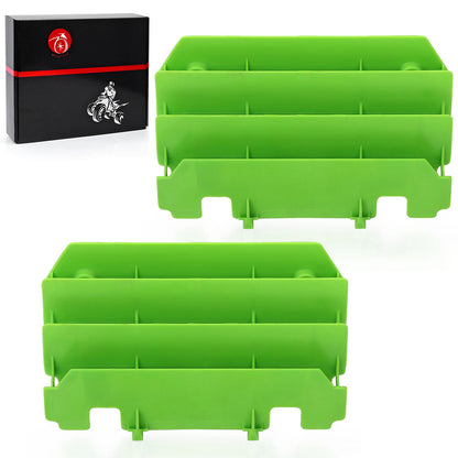 Radiator Guards Green for Kawasaki KX125/KX250 1994-2005