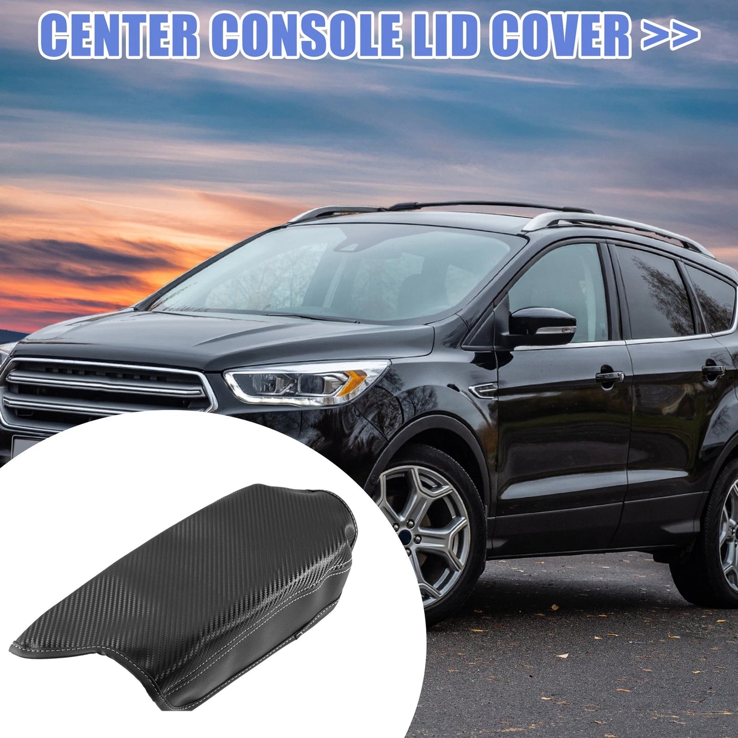 Car Center Console Armrest Box Cover for Ford Ranger