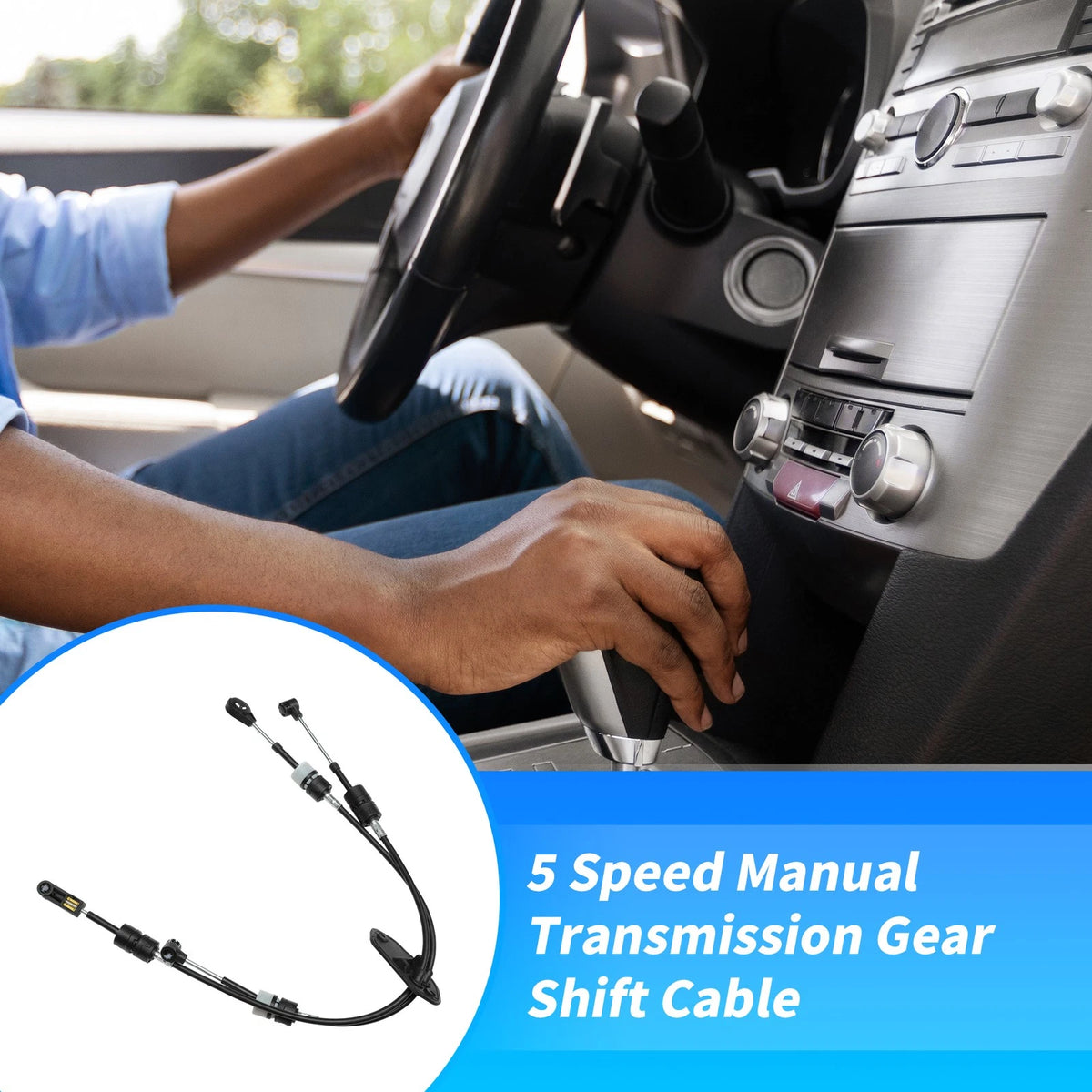 Manual Transmission Gear Shifter Cable for Ford Transit MK6 V347 V348 (2000-2006)