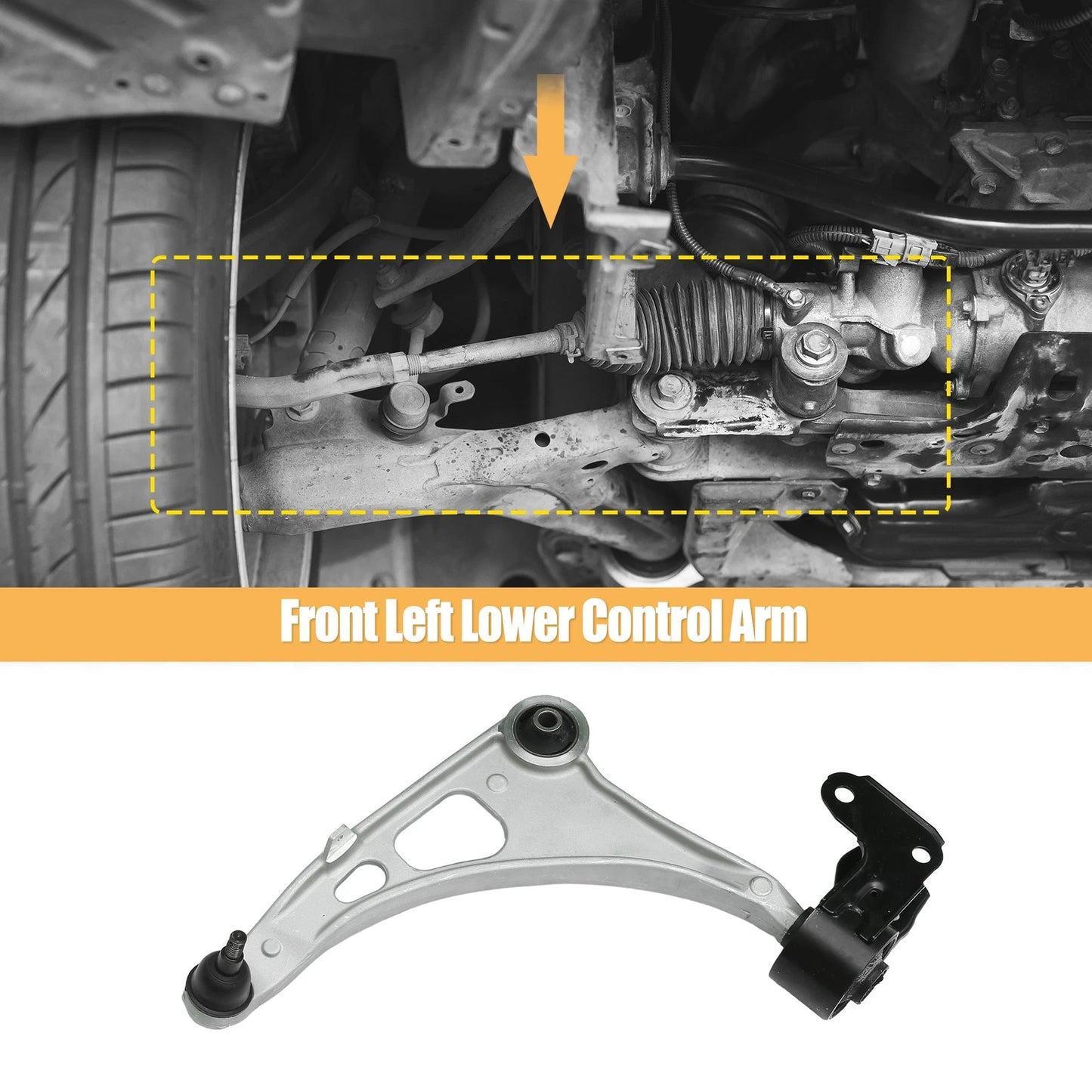 Front Left Lower Control Arm with Ball Joint for Acura MDX (2014 - 2020)