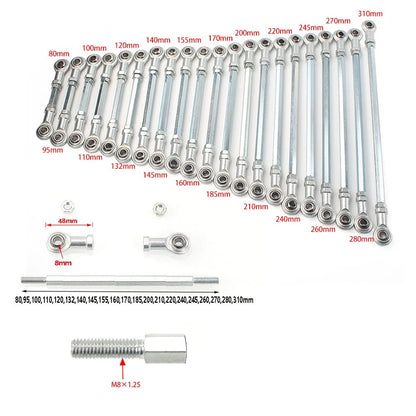 80mm Ball Joiner Bolt Tie Rod for 50cc 70cc ATV Go Kart Buggy Quad