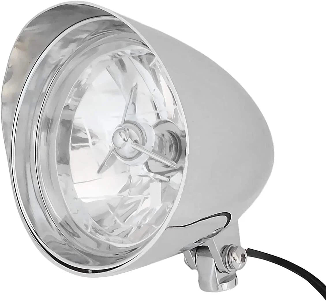 6" Chrome Bullet Headlight for Harley Sportster Chopper Bobber