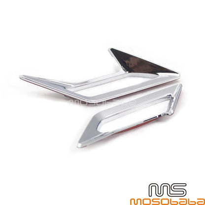 Chrome Front Fender Vent Trims for Honda Goldwing DCT Tour (2018-2023)