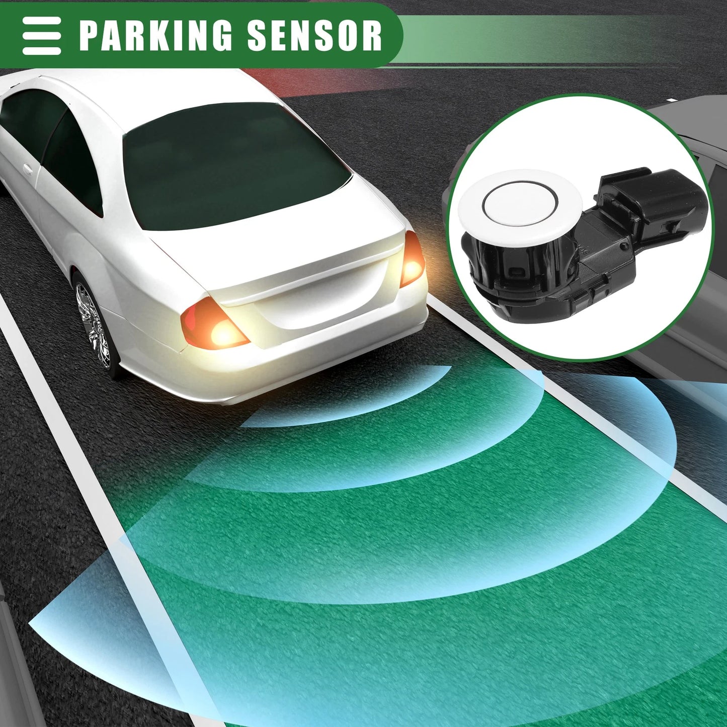 2 x Bumper Reverse Parking Sensor for Toyota Sequoia