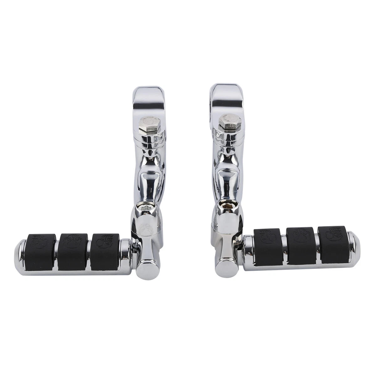1 1/4" Engine Guard Foot Pegs Mount for Harley Touring Street Glide