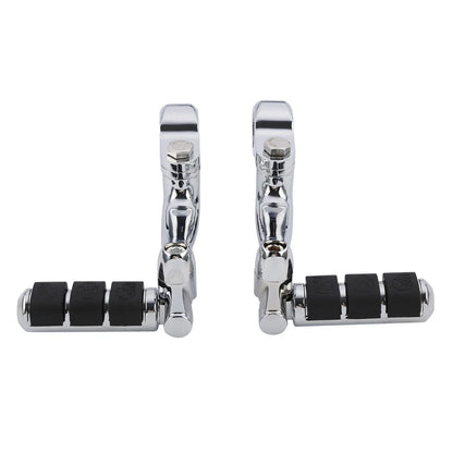 1 1/4" Engine Guard Foot Pegs Mount for Harley Touring Street Glide