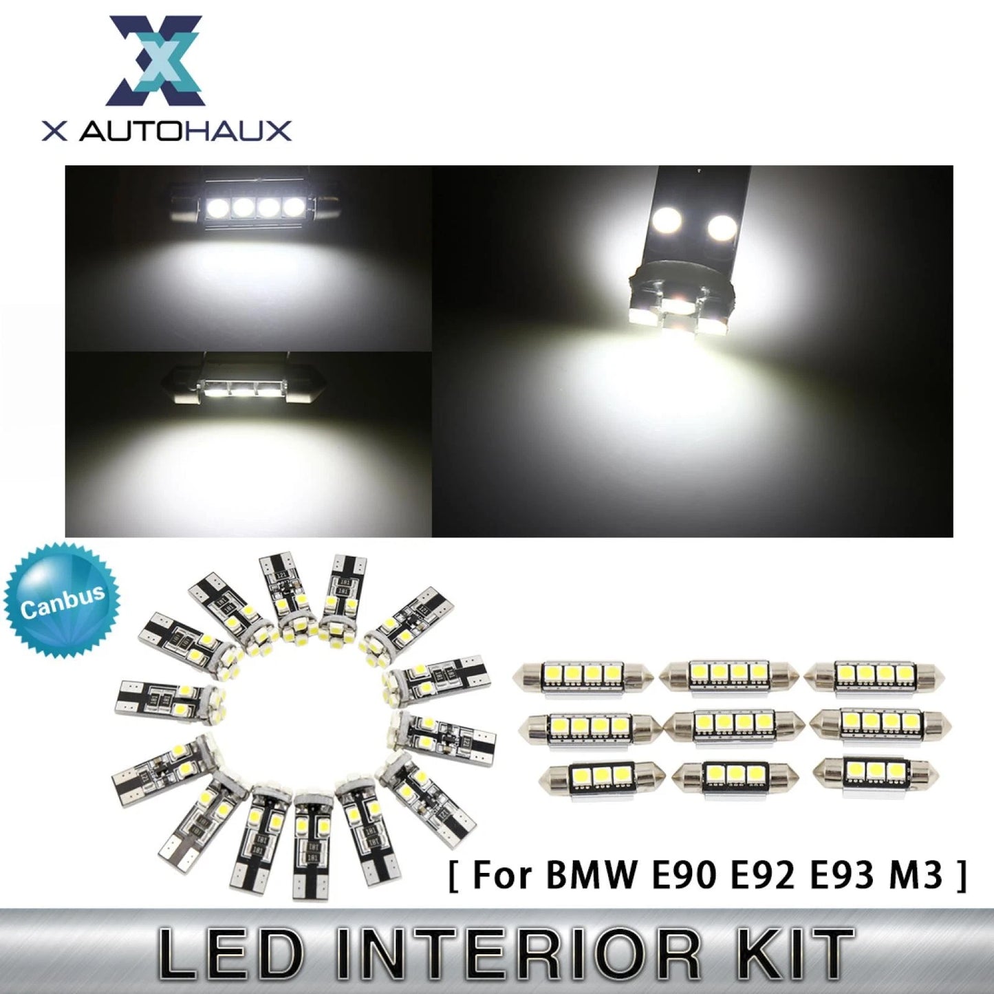 White LED Kit for BMW E90 E92 E93 M3 (2006-2007) (2009-2011)