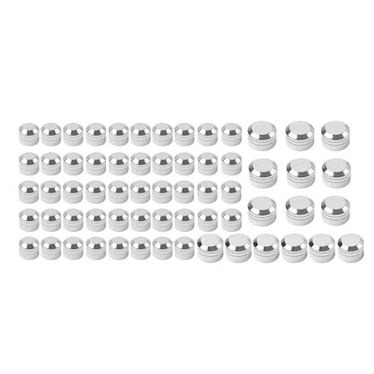 Chrome Engine Topper Screw Bolt Cap Kit for Harley Twin Cam Softail (2000-06)