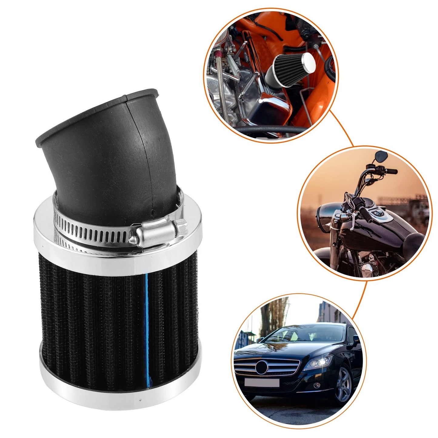 Motorbike Air Filter 28mm–48mm Universal for Honda