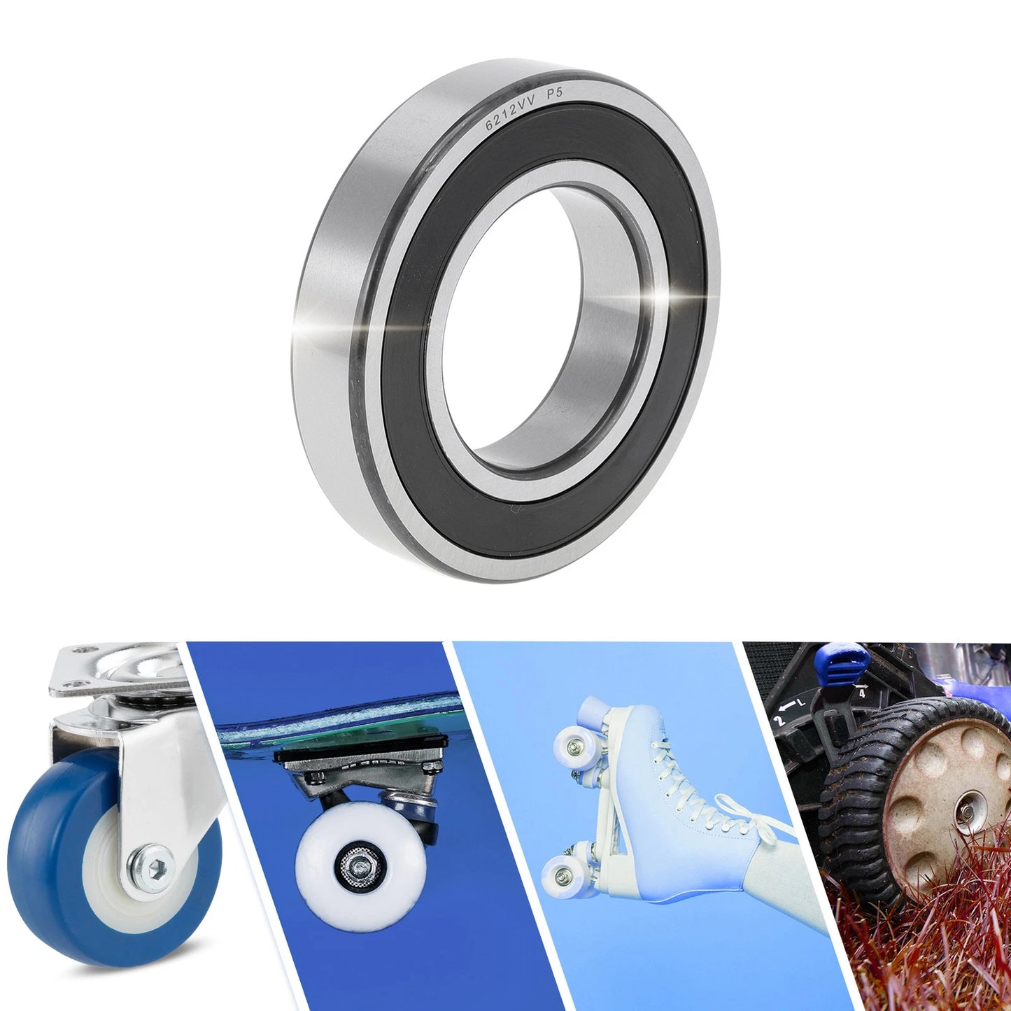 Deep Groove Ball Bearings P5 60x110x22mm 1 Pc for Scooter Skateboard