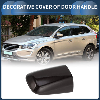 Front Left Door Handle Cover for Volvo XC60 (2015-2017) ABS Brown 1 Pc