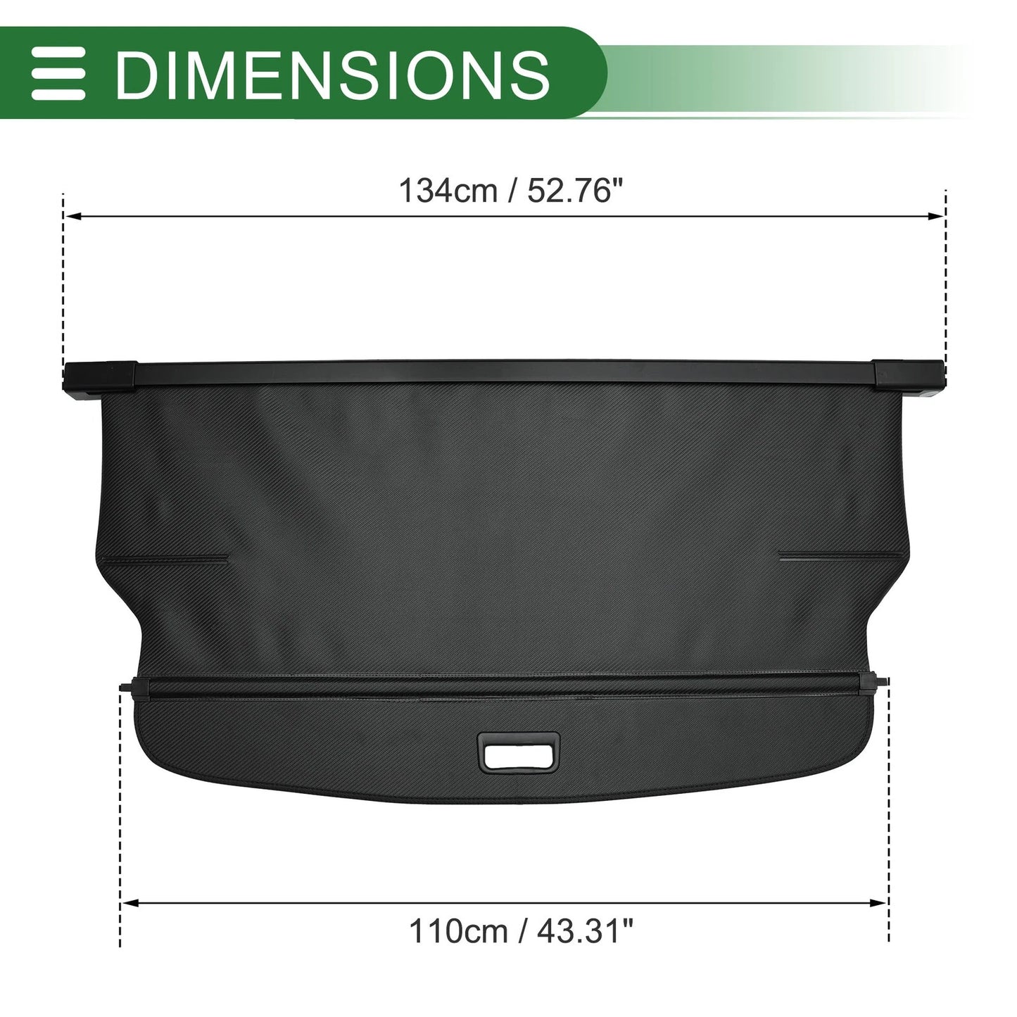 Car Trunk Retractable Cargo Cover for Chevrolet Orlando (2010 - 2018)