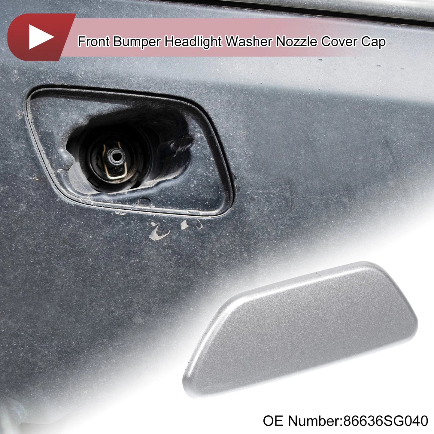 Front Left Washer Nozzle Cover for Subaru Forester (2013-2015)